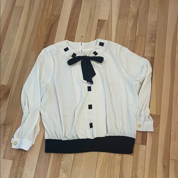 vintage black and white bow top rare find - Picture 3 of 8